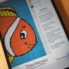 Clown Fish Chart  - Needlepoint Tapestry Digital Download Chart