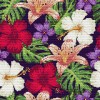Tropical Floral Needlepoint Tapestry Digital Download Chart